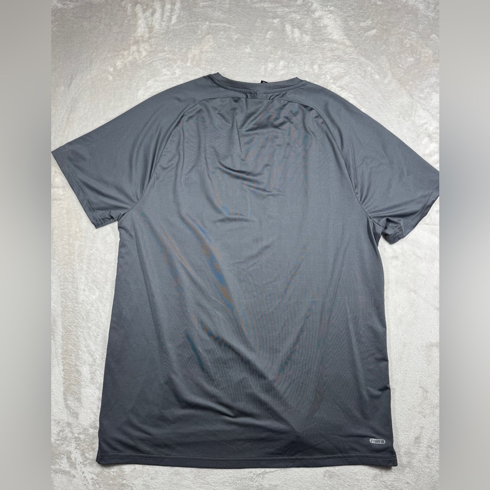 Spyder Men’s Dark Charcoal Grey Athletic Active Crewneck Short Sleeves Tee XL - Picture 9 of 14